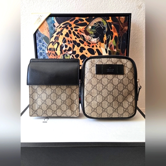 Gucci Handbags - LIKE NEW- Gucci Double Web Belt Bag